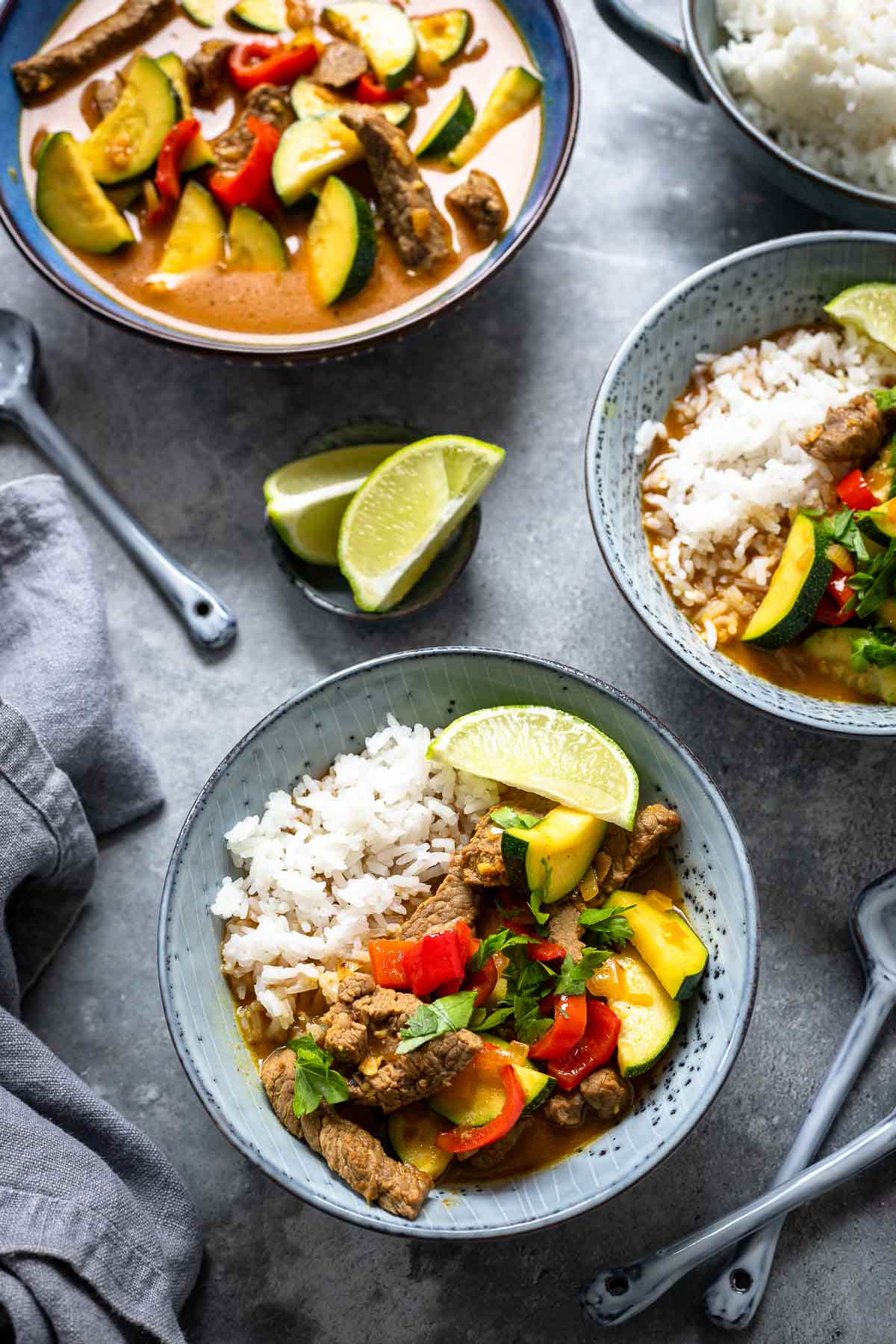 Thai-Curry mit Rindfleisch und Gemüse | Elle Republic