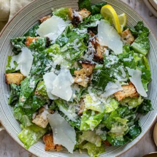 Caesar Salad mit Cremiges Caesar Dressing ohne Ei