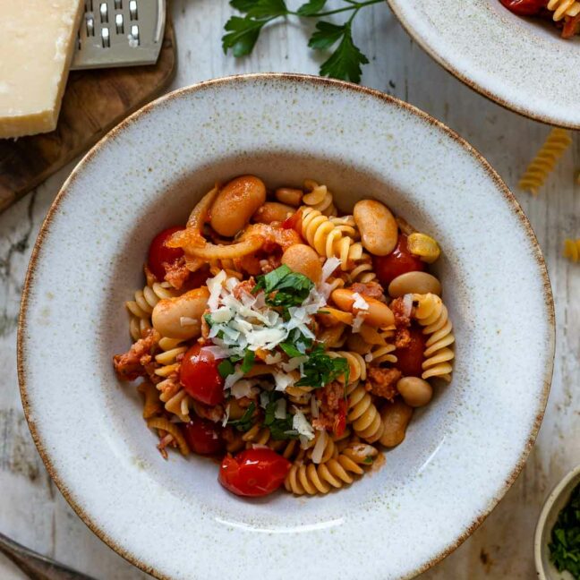 Nudeln mit Salsiccia und Fenchel Rezept