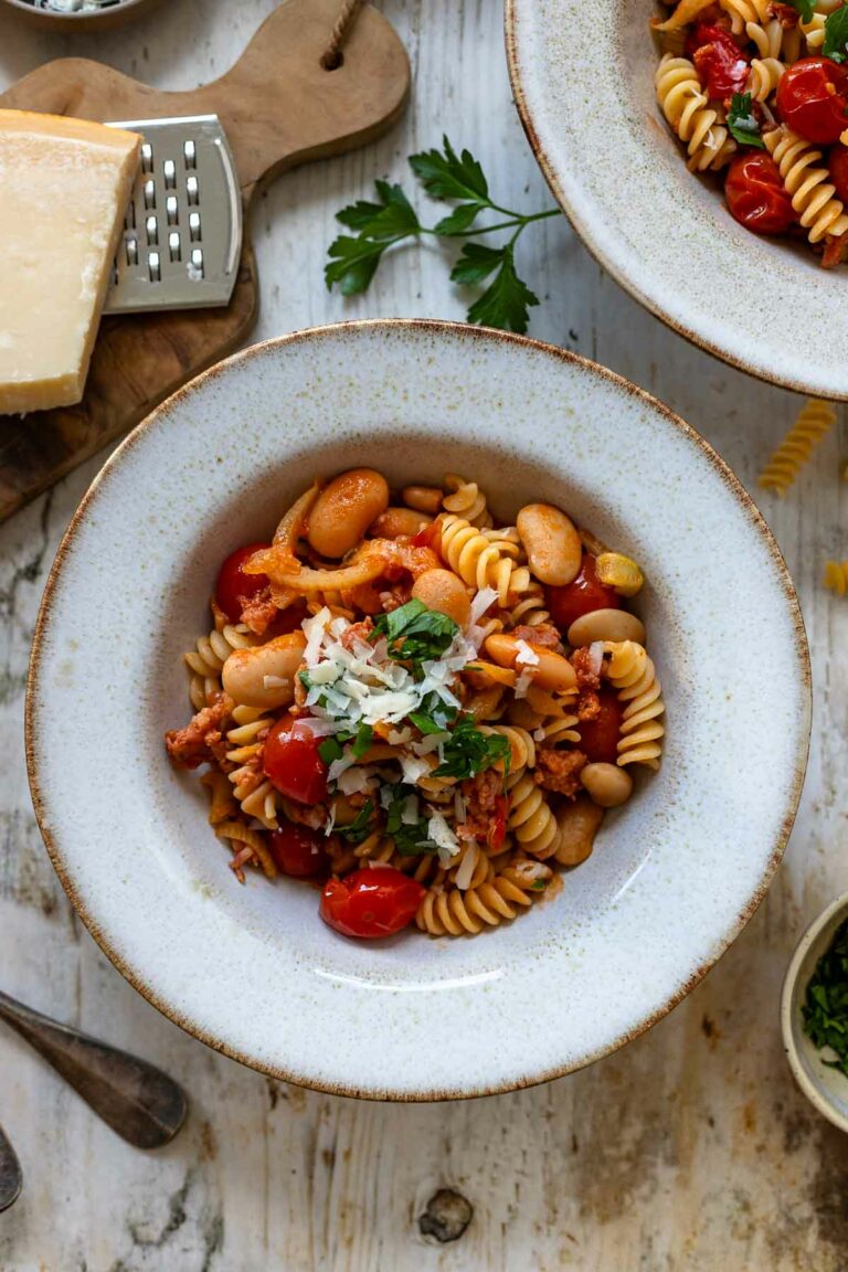 Nudeln mit Salsiccia und Fenchel Rezept