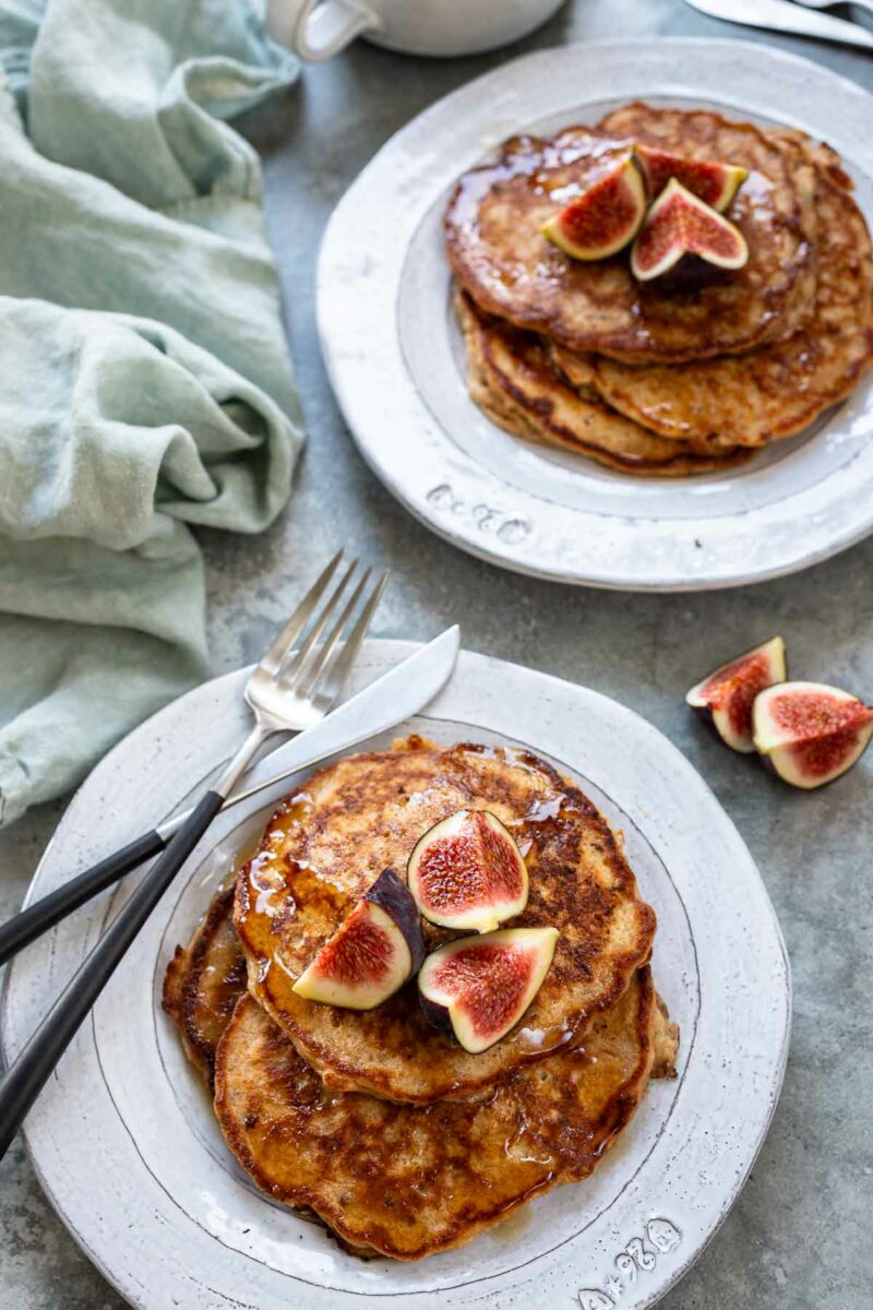 Whole Wheat Pancakes with Oats