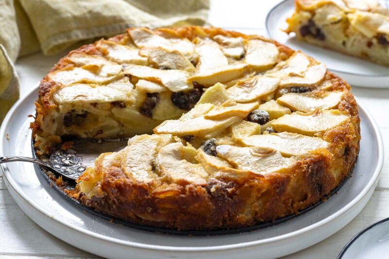 Florentiner Apfelkuchen Rezept (Torta di Mele -klassischer italienischer Apfelkuchen)