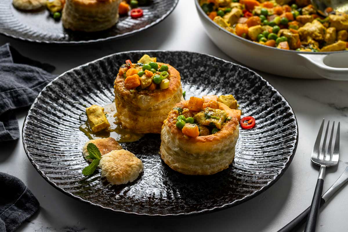 Curried Chicken Vol-au-Vent Recipe | Elle Republic