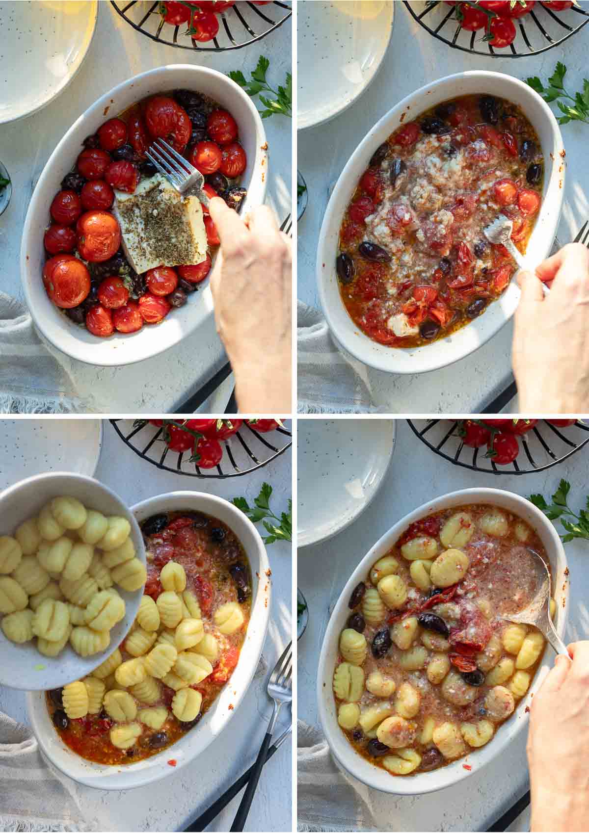 Gnocchi Mit Feta Im Ofen