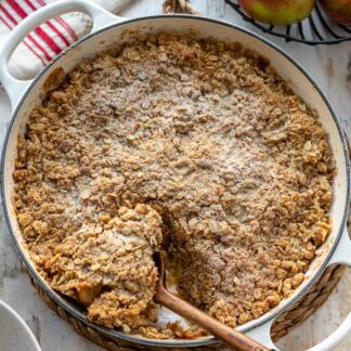 Einfacher Apfel-Crumble Rezept