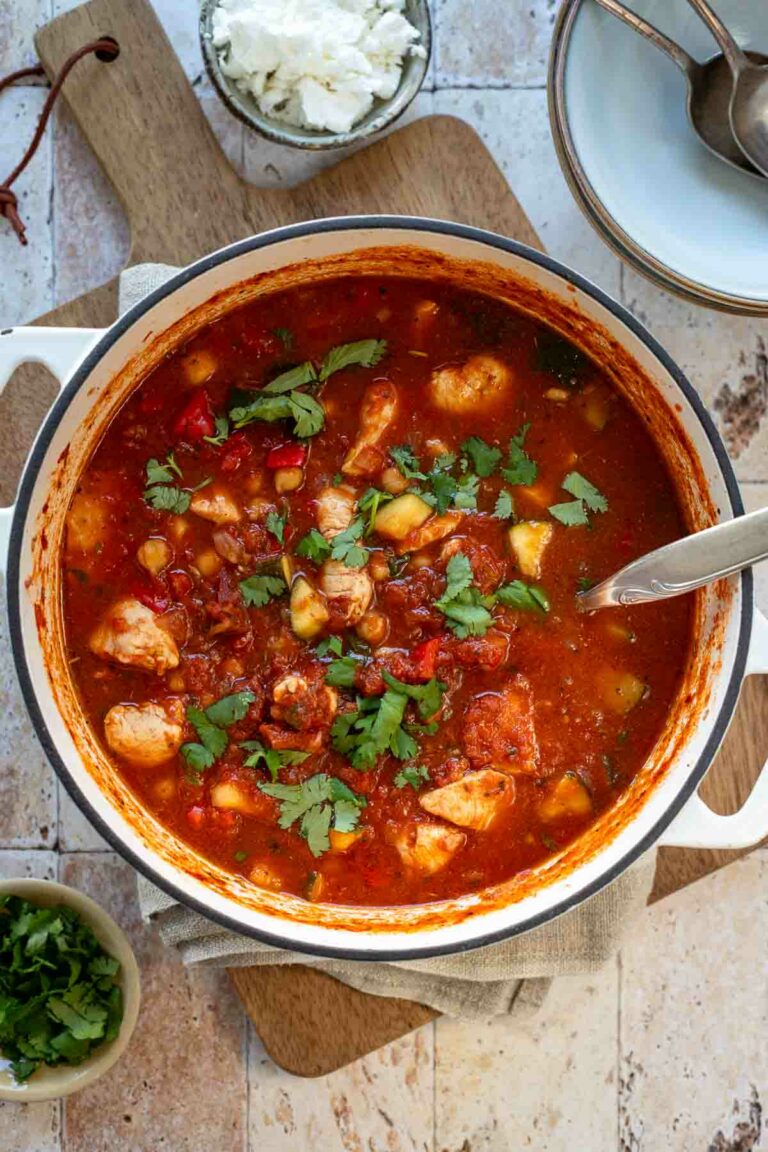 Hähnchen Chili griechische Art