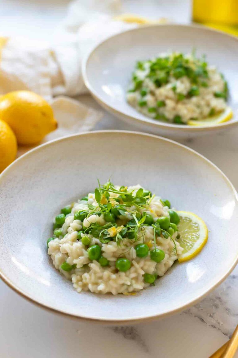 Risotto with Peas and Lemon | Recipe |Elle Republic