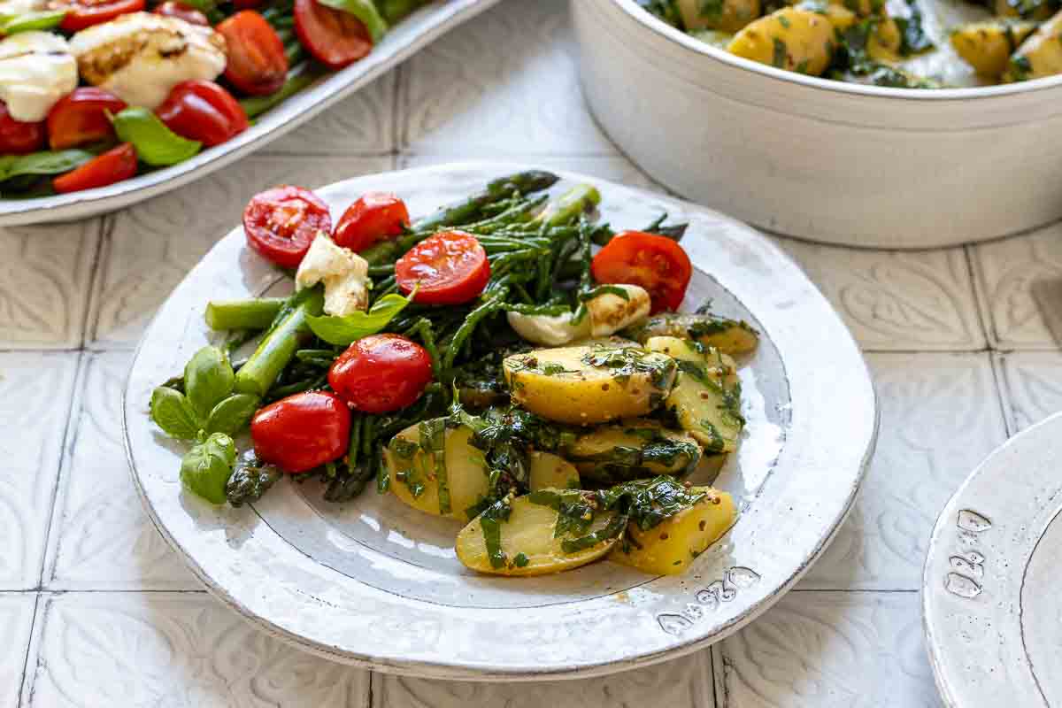 Kartoffelsalat mit Bärlauch | Rezept | Elle Republic