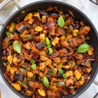 Caponata Rezept (Sizilianisches Schmorgemüse)