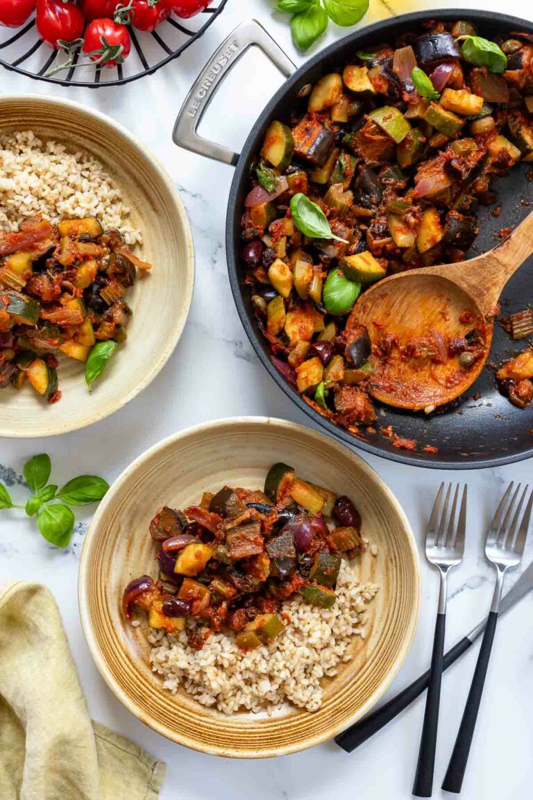 Caponata Rezept (Sizilianisches Schmorgemüse) | Elle Republic