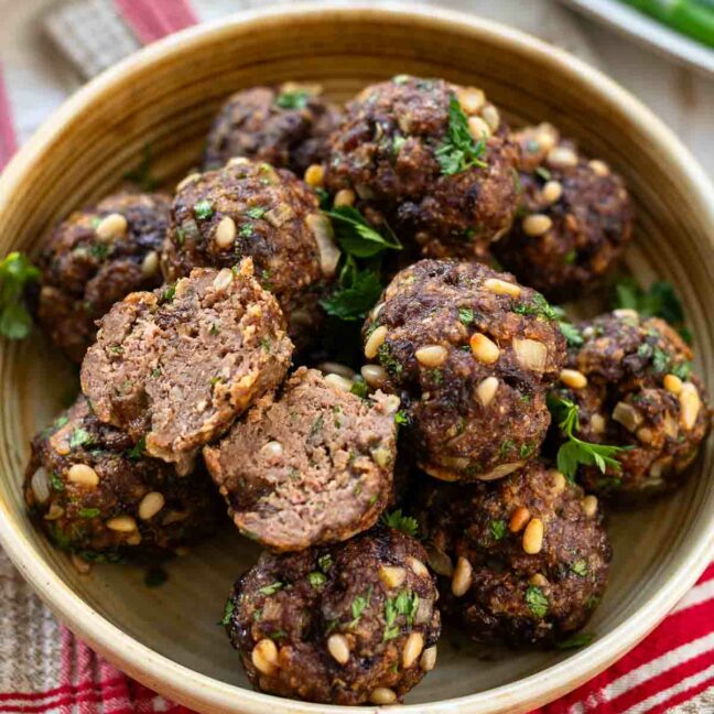 Frikadellen im Backofen zubereiten - Italienisches Rezept