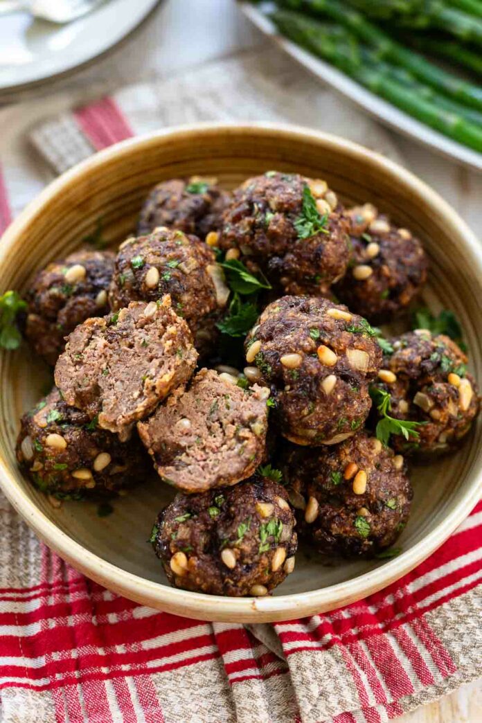 Frikadellen im Backofen zubereiten - Italienisches Rezept