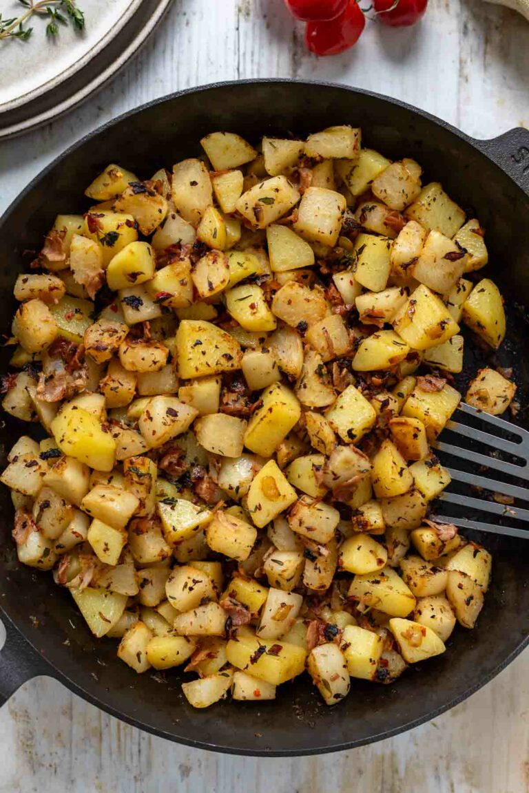 Rezept für Gebratene Mairübchen und Kartoffeln