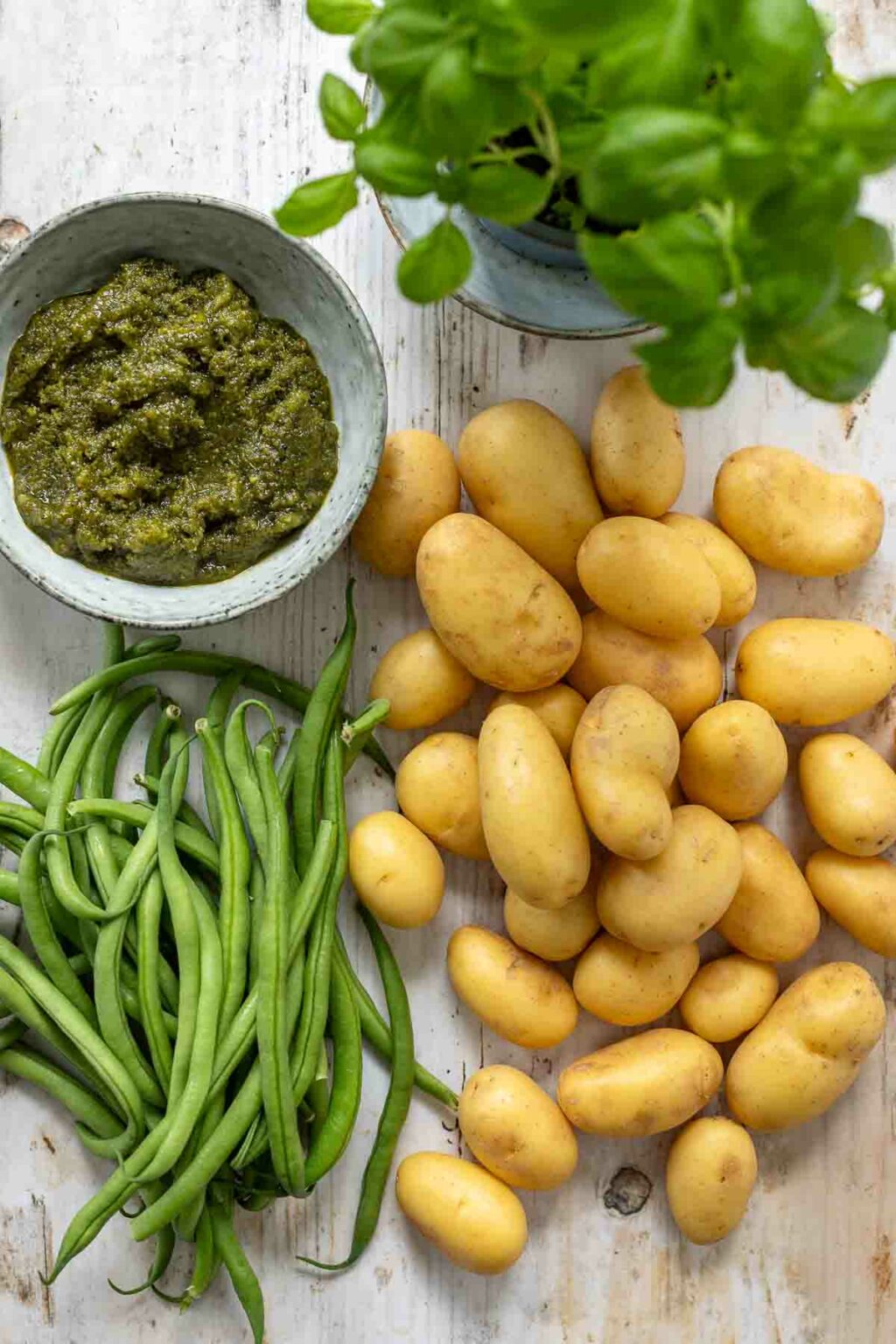 Kartoffelsalat mit Pesto und Grünen Bohnen | Rezept | Elle Republic Kartoffelsalat mit Pesto und Grünen Bohnen | Rezept | Elle Republic