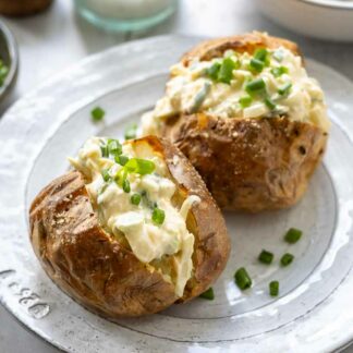 Gefüllte Ofenkartoffeln Rezept mit Sour Cream Eiersalat