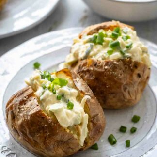 Gefüllte Ofenkartoffeln Rezept mit Sour Cream Eiersalat