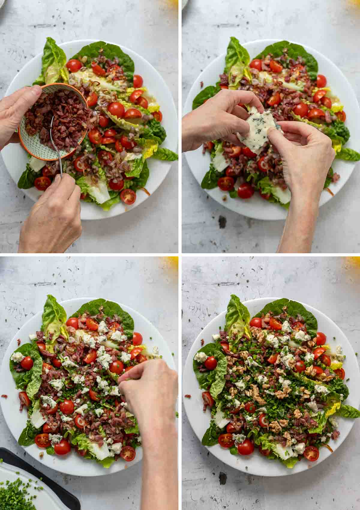 Römersalat mit Blauschimmelkäse Dressing | Rezept | Elle Republic Römersalat mit Blauschimmelkäse Dressing | Rezept | Elle Republic