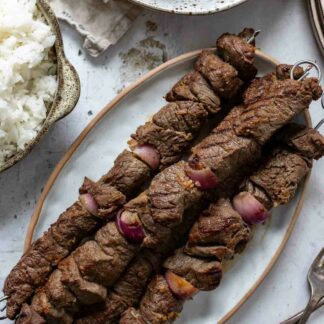 Rindfleischspieße Rezept asiatische Art