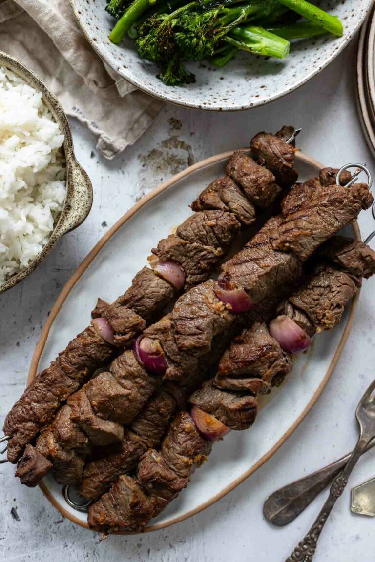 Rindfleischspieße Rezept asiatische Art