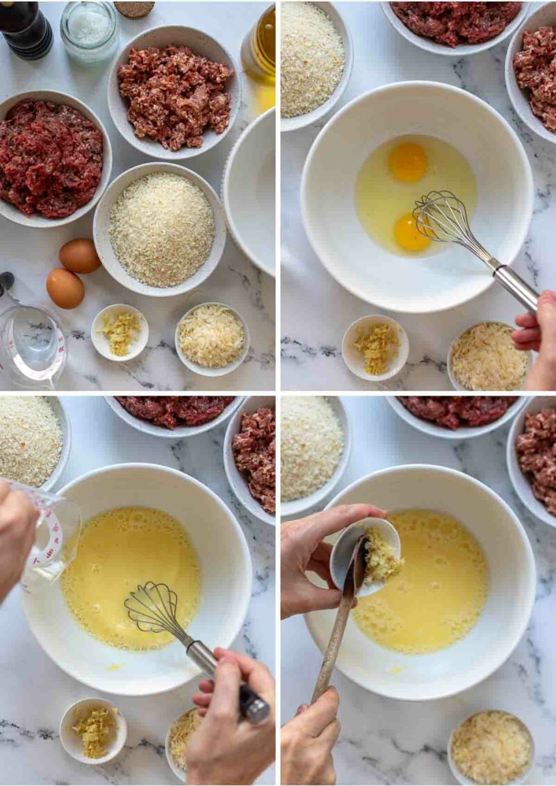 Fleischbällchen Rezept Schritt für Schritt Bilder wie die Vorbereitet werden