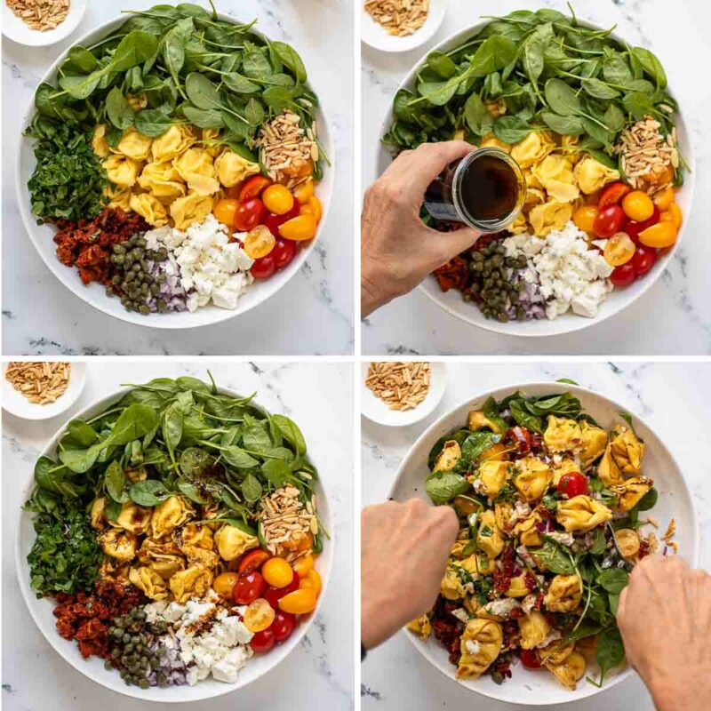 So einfach ist die Zubereitung für den Pasta Salat - mit Bilder