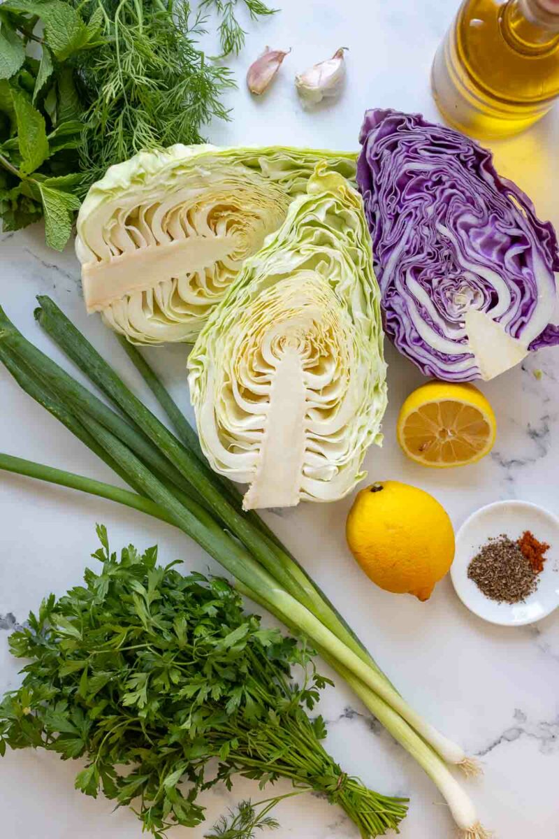 Salad ingredients
