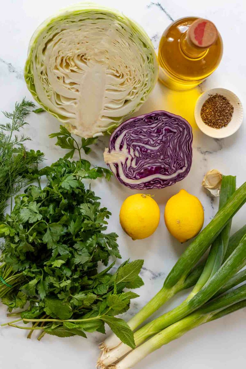Salad ingredients