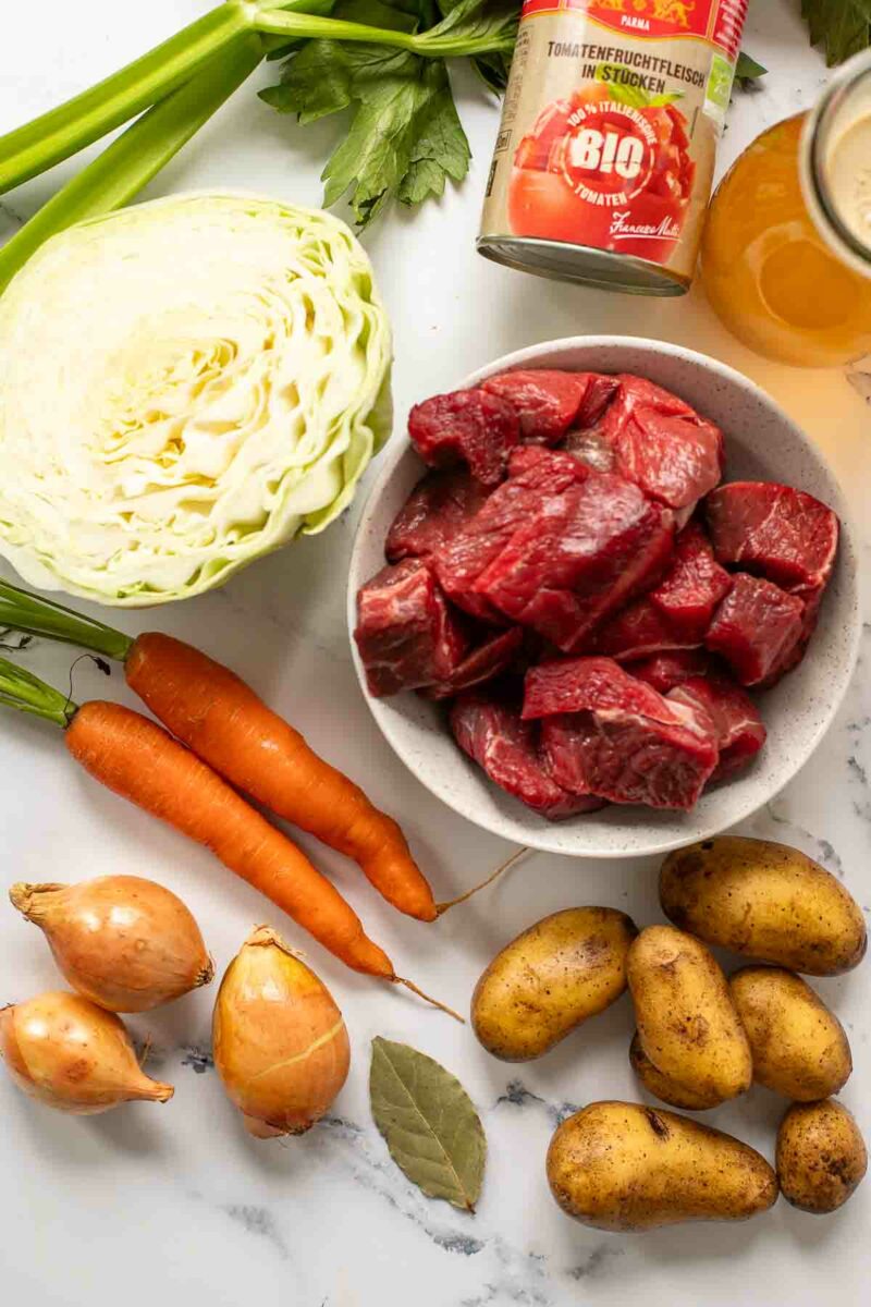 Goulash Recipe ingredients