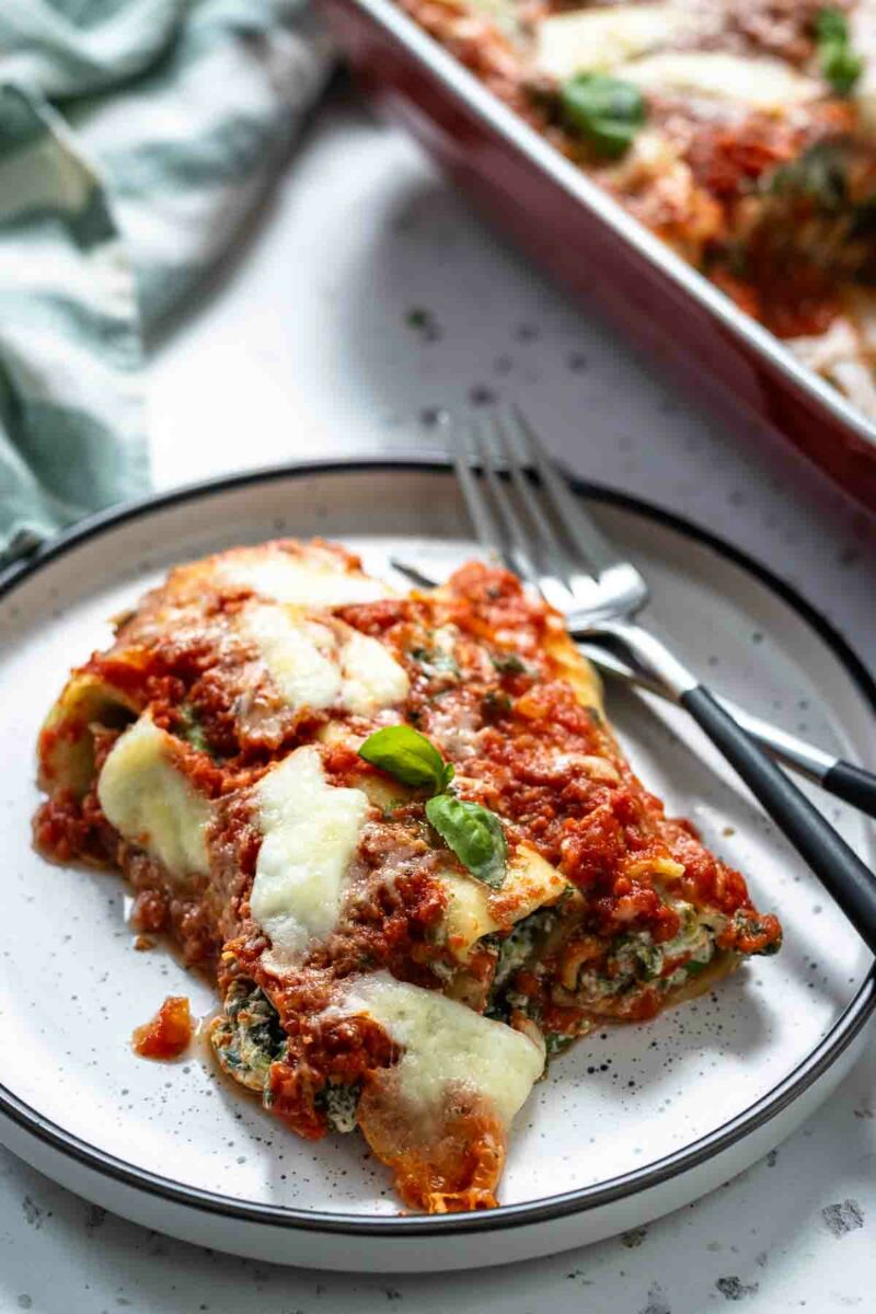 Spinach and Ricotta Cannelloni 