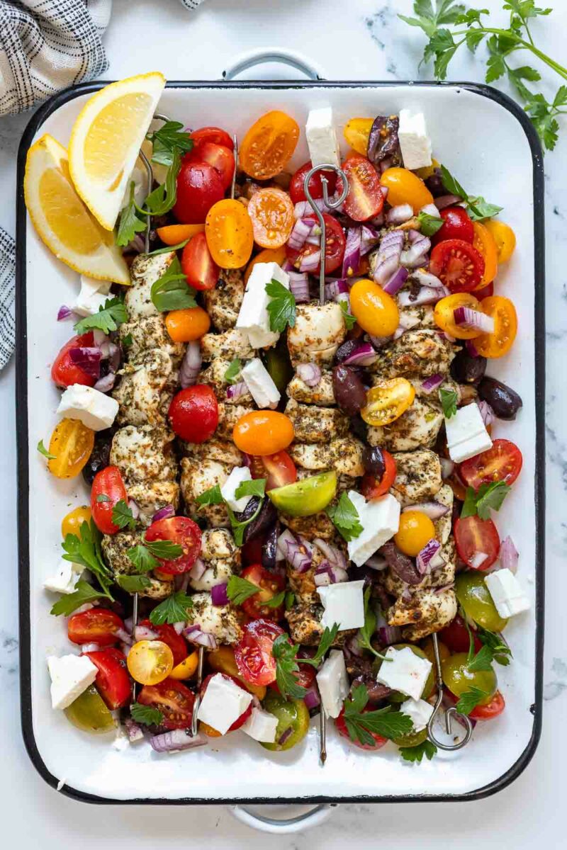 Chicken Souvlaki – Easy Greek-Style Oven Kebabs