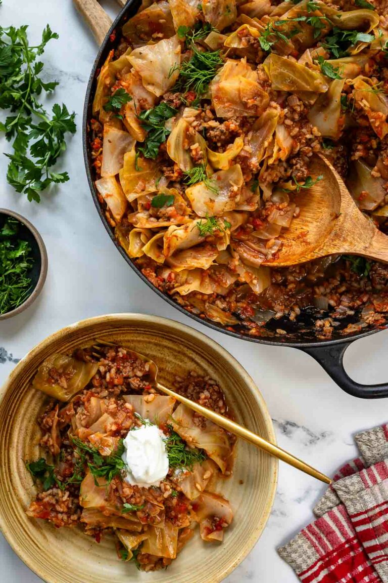 Kohlrouladen-Eintopf Rezept für Faule ohne Wickeln