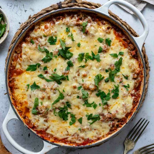 Spaghettikürbis mit Hackfleisch – Auflauf Rezept