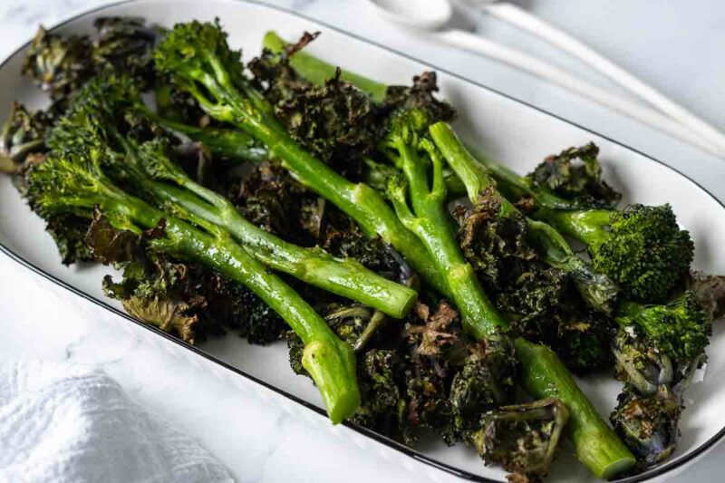 Roasted Flower Sprouts & Broccolini