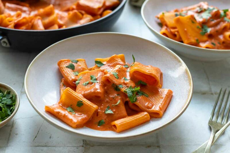 Pasta alla Vodka Rezept