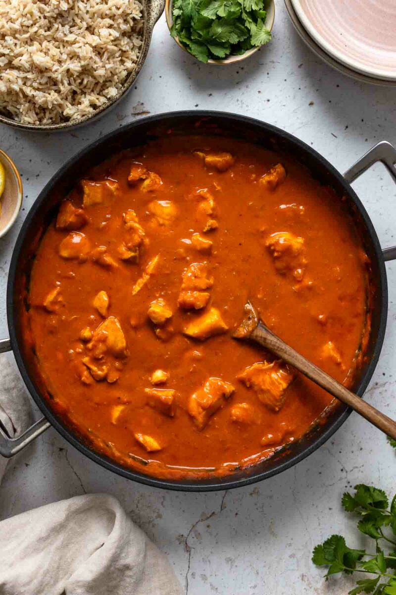 Curry in the pan