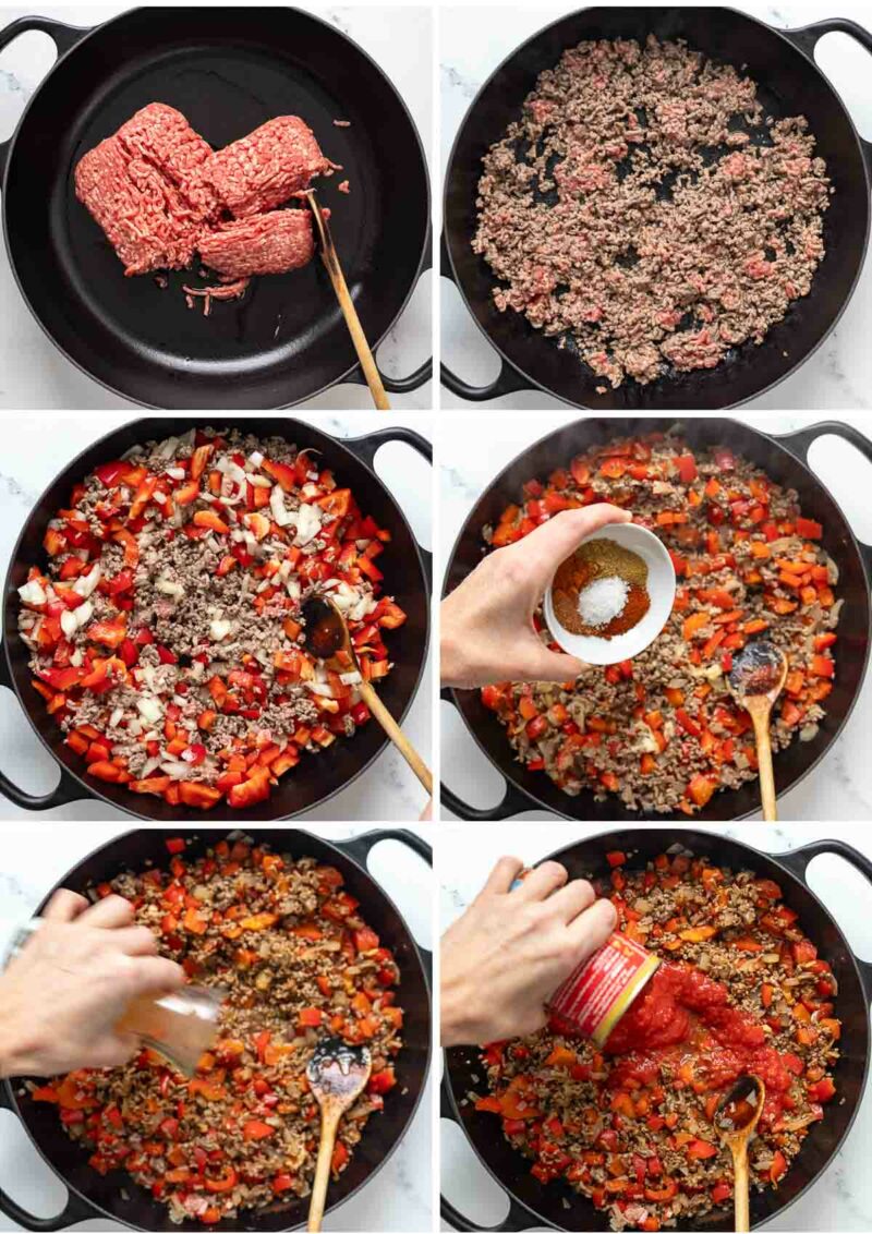 Hackfleischpfanne so einfach gehts