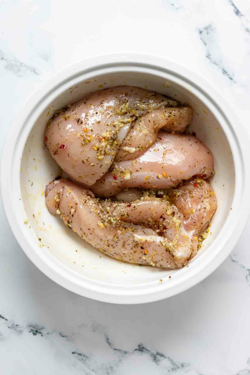 Marinierte hähnchenbrust