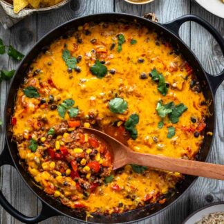 Tex-Mex Ground Beef Skillet