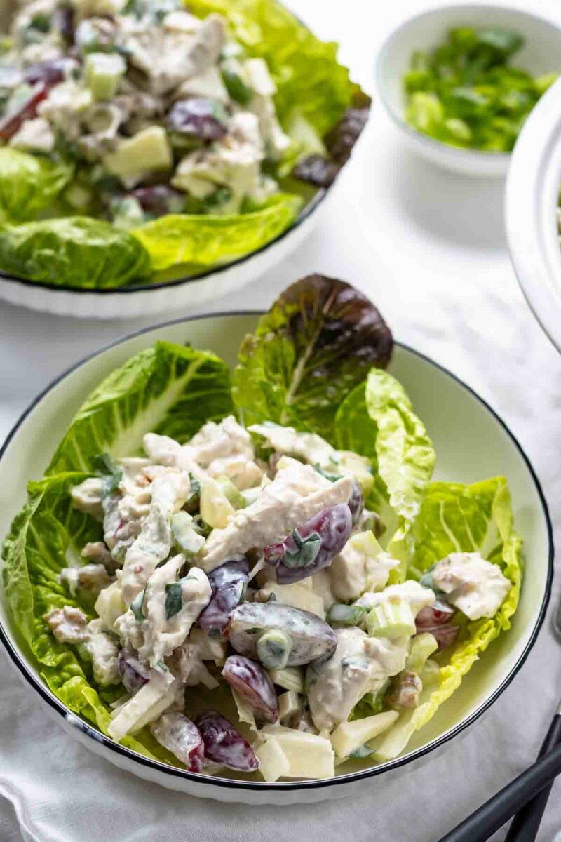 Geflügelsalat mit Trauben