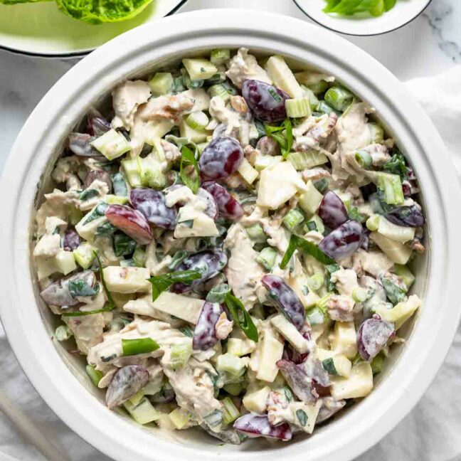 Geflügelsalat mit Trauben Geflügelsalat Rezept