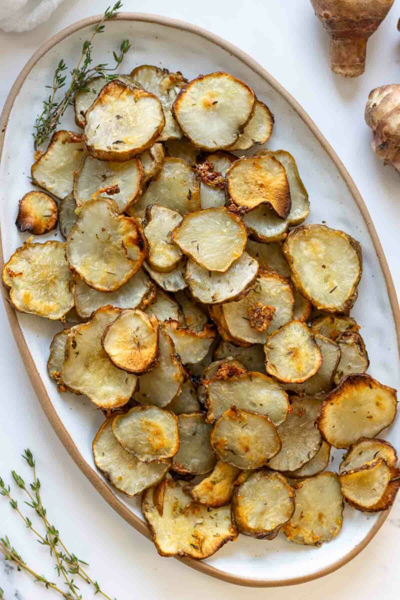 Roasted Jerusalem Artichokes