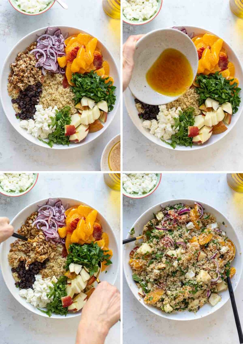 Citrus Quinoa Salad with Herbs and Feta