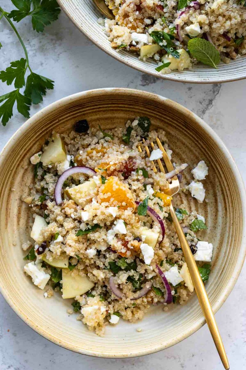Citrus Quinoa Salad with Herbs and Feta