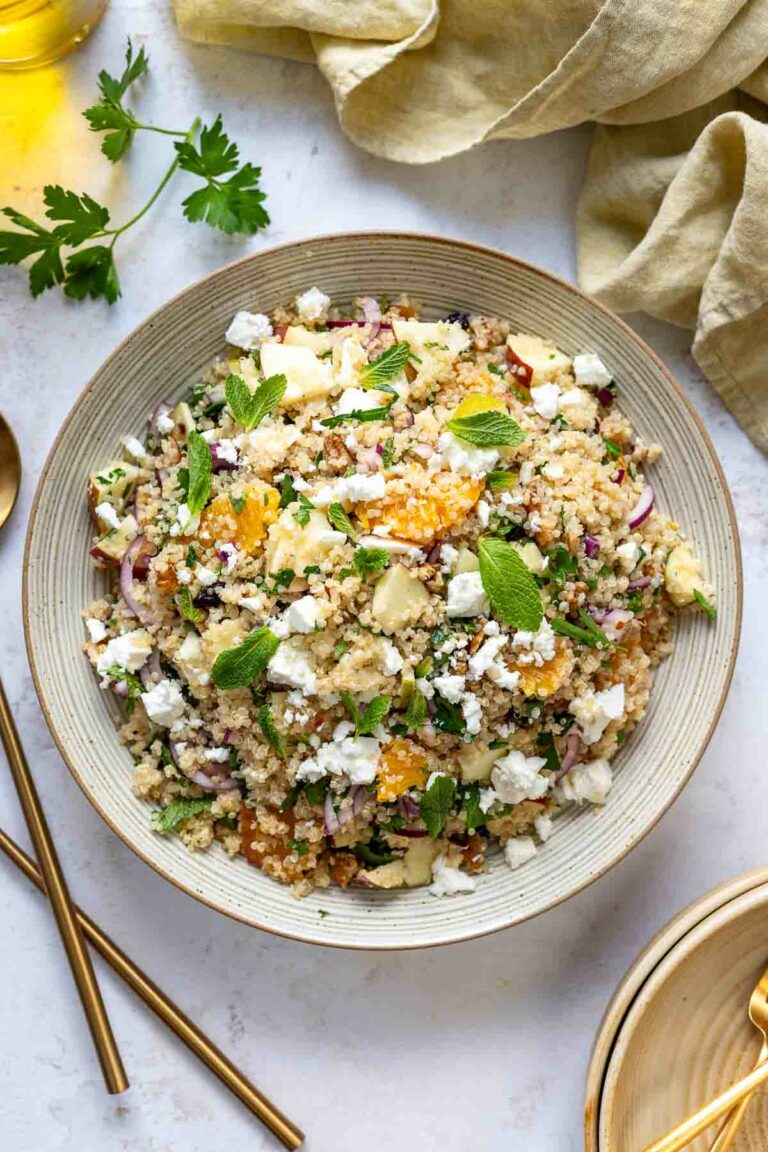 Citrus Quinoa Salad with Herbs and Feta