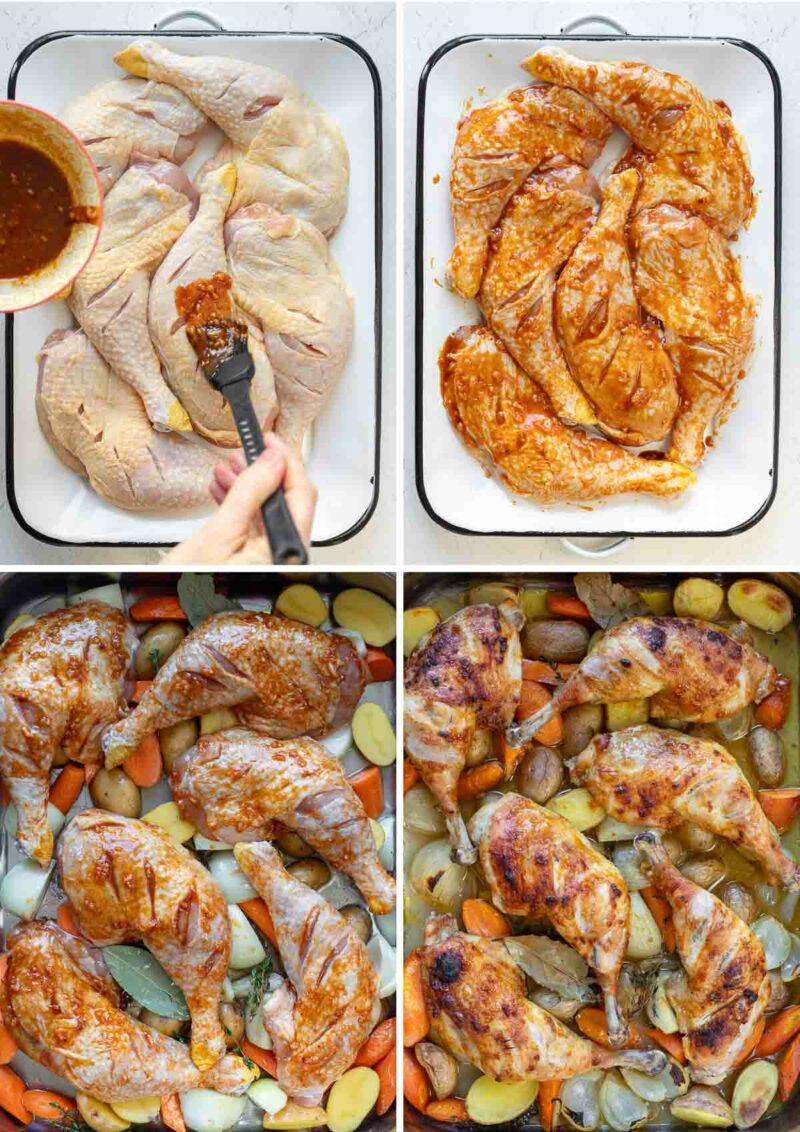 Ofenhähnchen vorbereiten