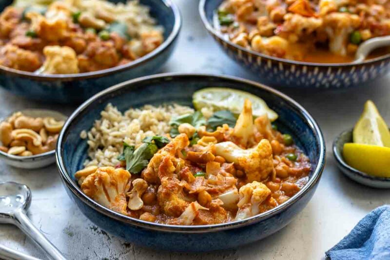 Cauliflower and Chickpea Curry
