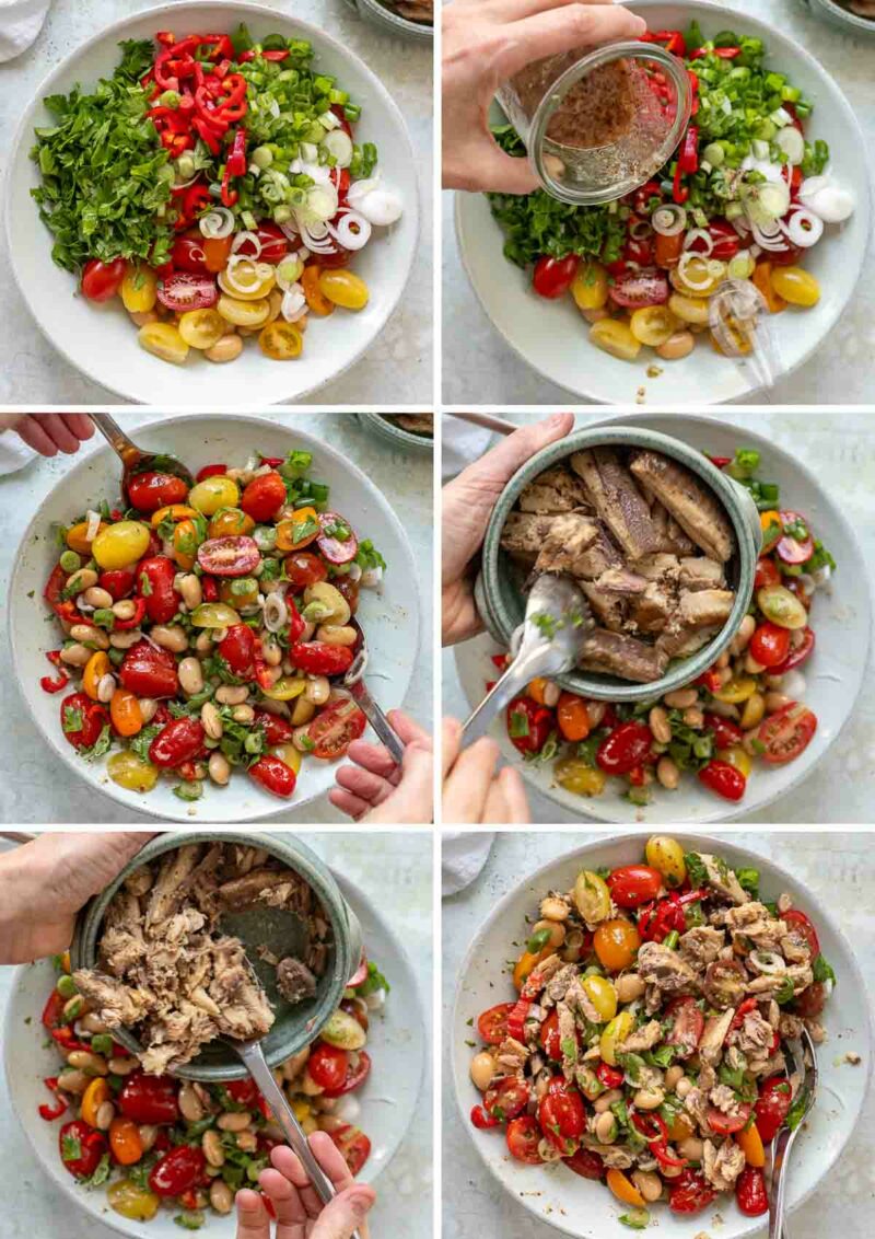 Mediterranean Sardine and White Bean Salad