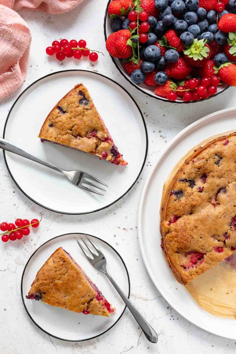 Mixed Berry Cake with Buttermilk