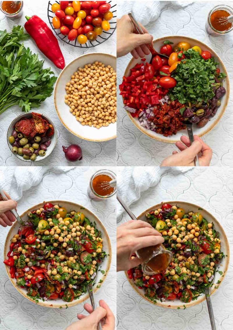 Salat einfach zubereitet